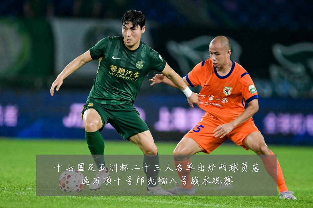 十七国足亚洲杯二十三人名单出炉两球员落选万项十号邝兆镭八号战术观察